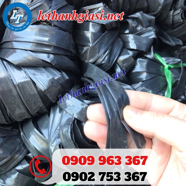 dây nilon kẽm mềm màu đen giá sỉ bó 10kg