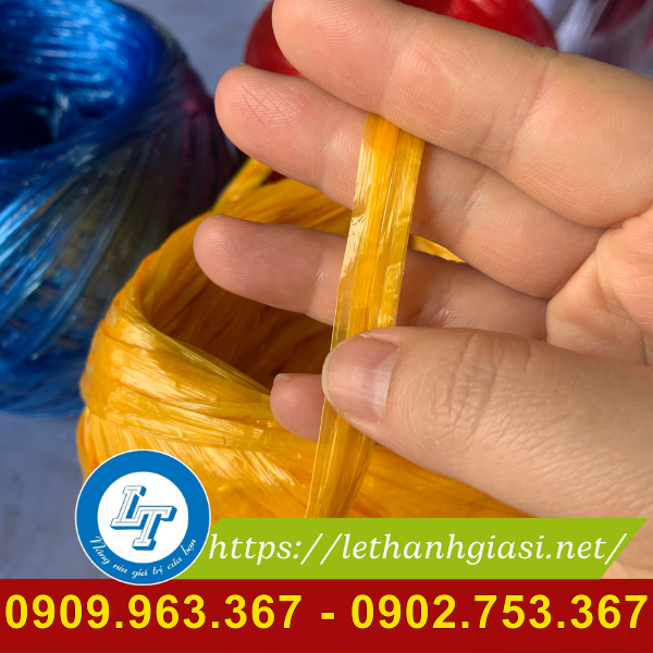 Bán dây nilon nem cuộn 100g nhiều màu giá sỉ tốt dây ni lông nem nhỏ