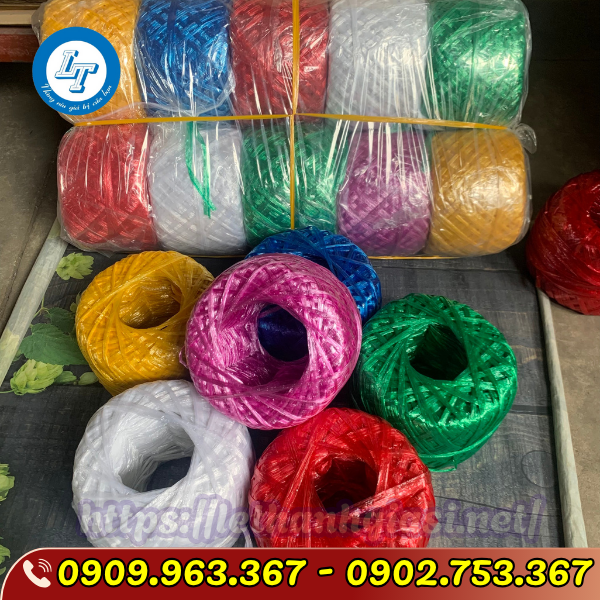 DÂY NILON CUỘN LỚN, CUỘN NHỎ GIÁ SỈ dây nilon nem đủ màu