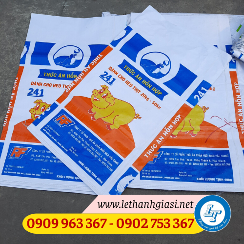 Bán bao tải cũ giá rẻ bền đẹp tại TPHCM bao cám bò, bao tải cũ