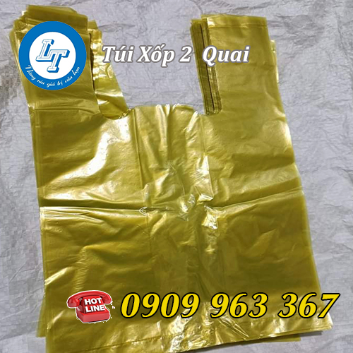 BỎ SỈ TÚI XỐP 2 QUAI CHO ĐẠI LÝ, CỬA HÀNG túi bóng mỡ màu