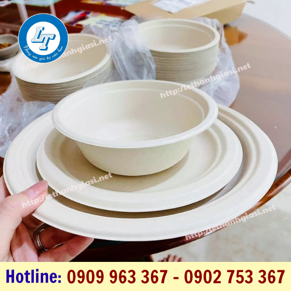 CUNG CẤP DĨA GIẤY BÃ MÍA NHẬP KHẨU GIÁ SỈ RẺ chén dĩa bã mía