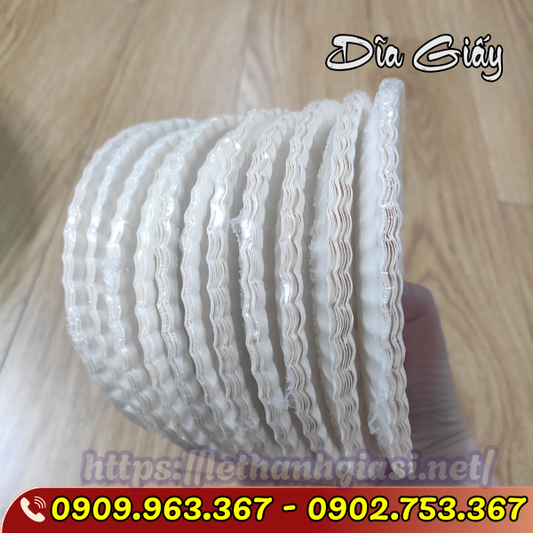 MUA SỈ DĨA GIẤY NHỎ 13CM ĂN BÁNH KEM dĩa giấy dùng 1 lần