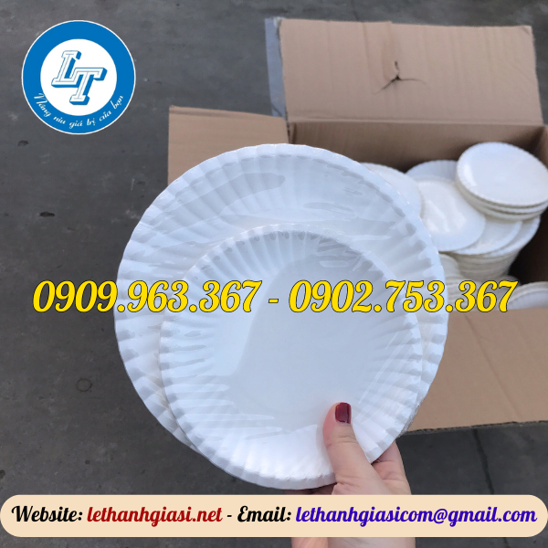 LẤY SỈ DĨA GIẤY ĐỰNG BÁNH SINH NHẬT Ở ĐÂU TPHCM dĩa giấy đựng bánh sinh nhật