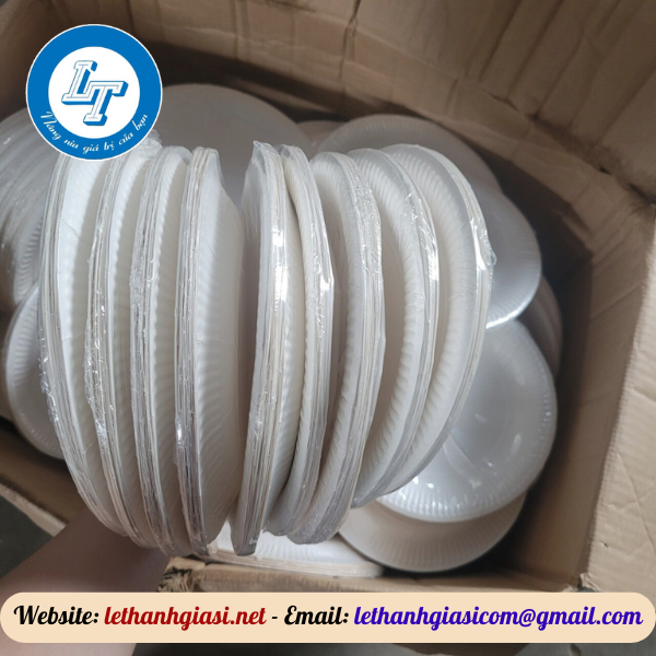 LẤY SỈ DĨA GIẤY ĐỰNG BÁNH SINH NHẬT Ở ĐÂU TPHCM dĩa giấy dùng 1 lần