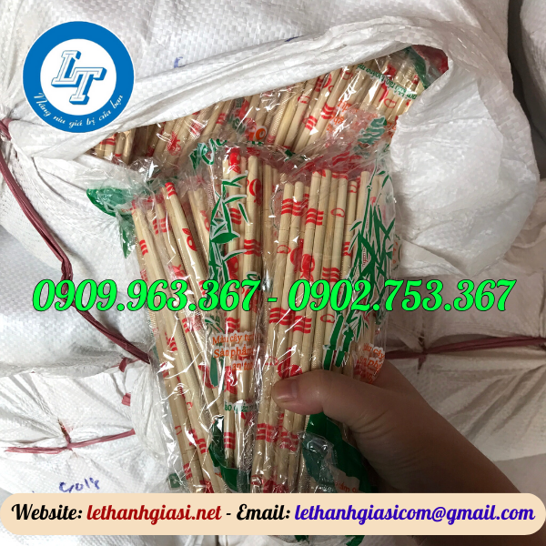 BỎ SỈ ĐŨA TRE BỌC MÀNG DÙNG 1 LẦN HÀNG SẴN KHO HCM đũa tre dùng 1 lần