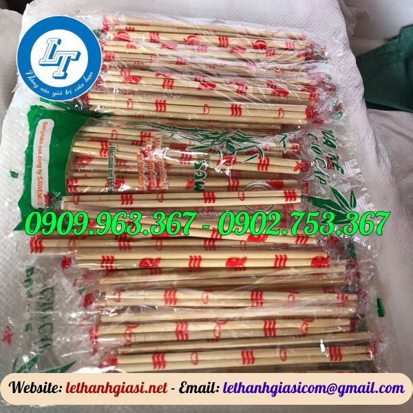 BỎ SỈ ĐŨA TRE BỌC MÀNG DÙNG 1 LẦN HÀNG SẴN KHO HCM đũa tre dùng 1 lần