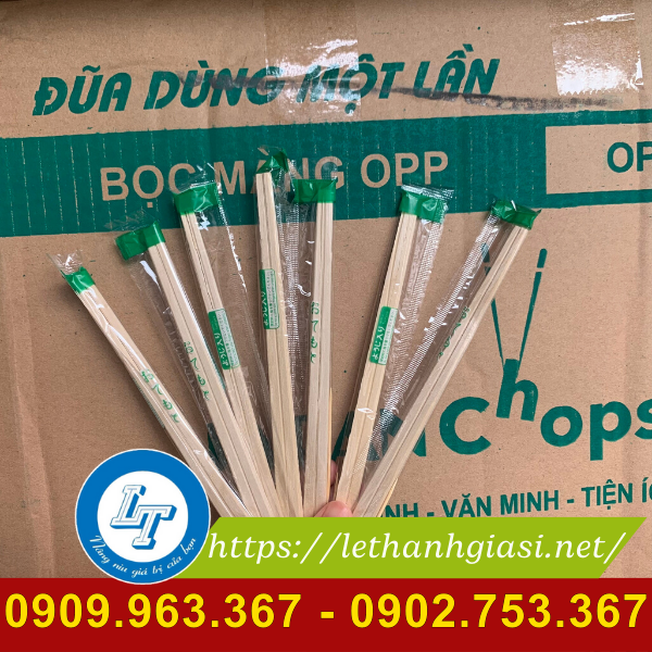 Sỉ thùng 4.000 đôi đũa gỗ dùng một lần có kèm tăm đũa gỗ dùng 1 lần