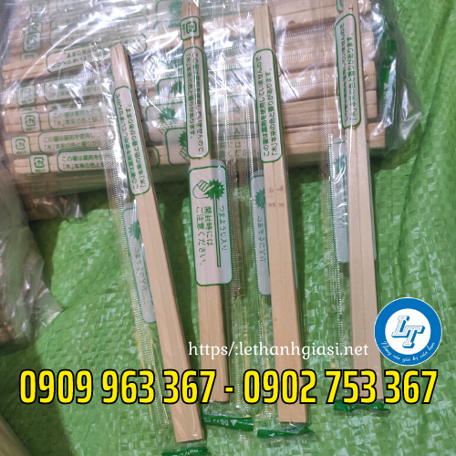 Đũa gỗ tách nhật dùng 1 lần giá sỉ rẻ TPHCM đũa gỗ tách nhật