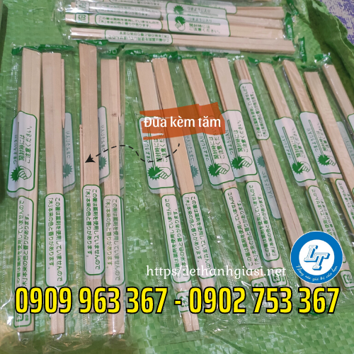 Đũa gỗ tách nhật dùng 1 lần giá sỉ rẻ TPHCM đũa gỗ tách kèm tăm