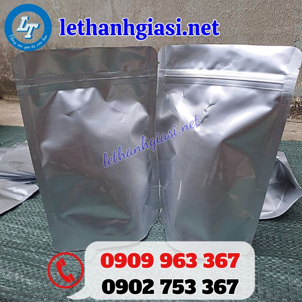 giá sỉ túi zip 2 mặt bạc đáy đứng uy tín chất lượng giao hàng tận nơi