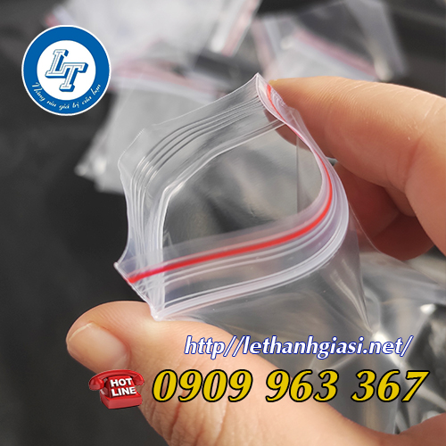 NƠI BÁN SỈ TÚI ZIP CHỈ ĐỎ ĐA KÍCH THƯỚC túi zip chỉ đỏ