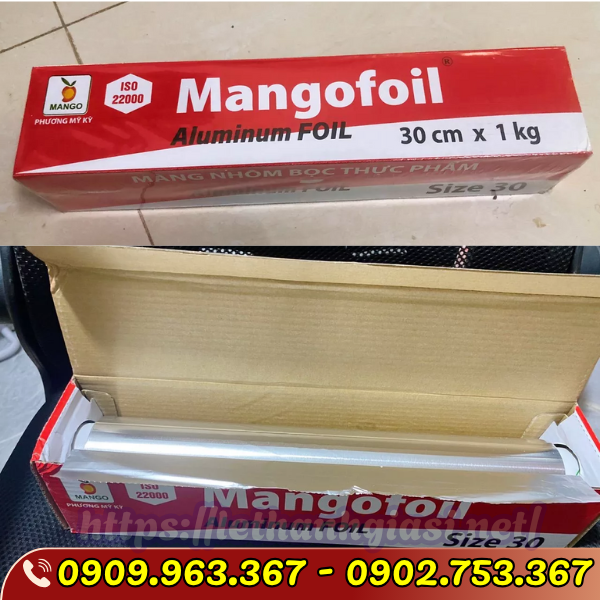 giấy bạc nướng thực phẩm 1kg; 2kg; 3kg; 4kg; 5kg giá sỉ rẻ cho đại lý giấy bạc nướng 1kg