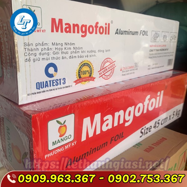 giấy bạc nướng thực phẩm 1kg; 2kg; 3kg; 4kg; 5kg giá sỉ rẻ cho đại lý giấy bạc nướng 5kg