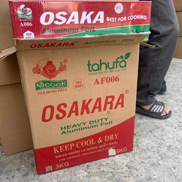 Giấy bạc cuộn ngắn, cuộn dài giá sỉ rẻ cho nhà hàng, quán ăn giấy bạc nướng