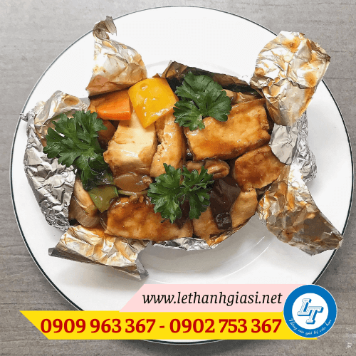 Giấy bạc nướng thịt cá giá sỉ rẻ chất lượng giấy bạc nướng thực phẩm