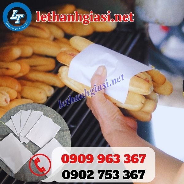 giấy gói bánh mì in theo yêu cầu giá sỉ rẻ