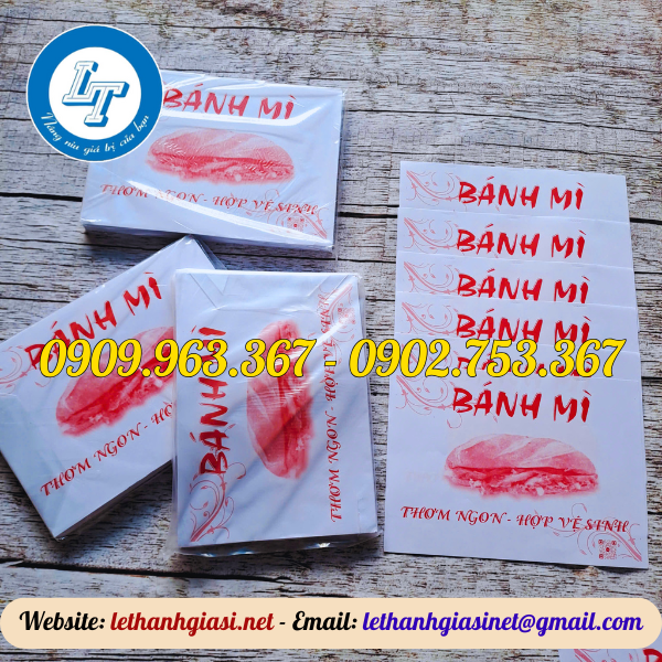 BỎ SỈ GIẤY KẸP BÁNH MÌ THỊT GIÁ RẺ giấy kẹp bánh mì
