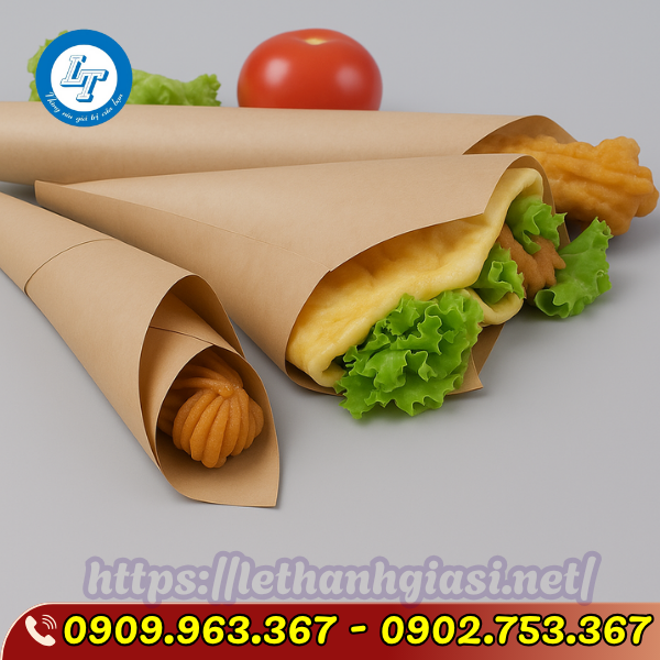 GIẤY KRAFT TRÁNG PE GÓI THỰC PHẨM giấy kraft gói thực phẩm