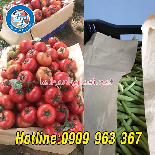 ĐỊA CHỈ BÁN GIẤY GÓI RAU CỦ GIÁ RẺ TPHCM giấy gói thực phâm