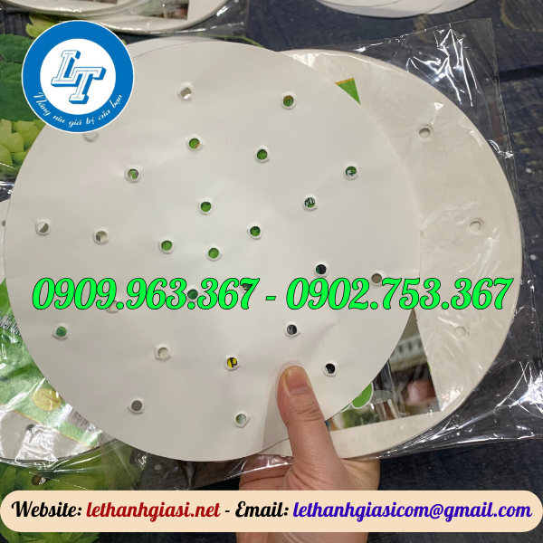 GIẤY NẾN LÓT NỒI CHIÊN KHÔNG DẦU GIÁ SỈ RẺ giấy nến đục lỗ