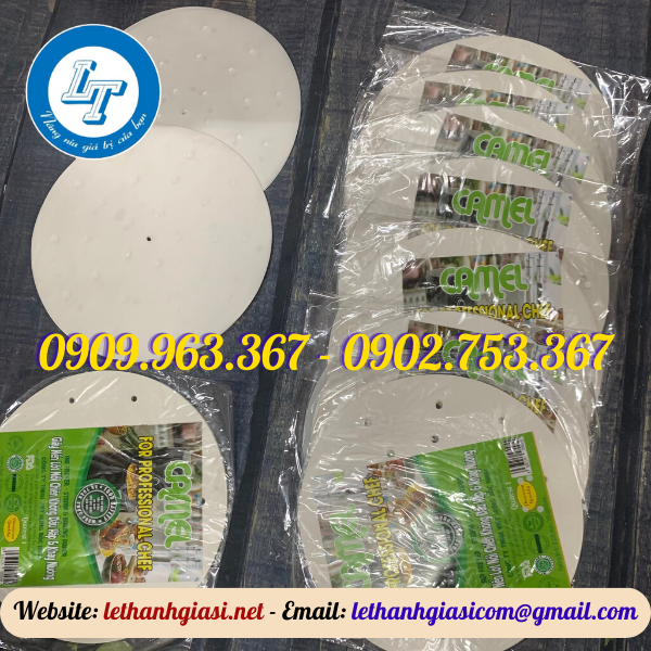 NƠI BÁN GIẤY NẾN TRÒN ĐỤC LỖ GIÁ SỈ RẺ giấy nến nướng bánh