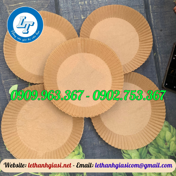 GIẤY NẾN LÓT NỒI CHIÊN KHÔNG DẦU GIÁ SỈ RẺ giấy nến lót nồi chiên không dầu