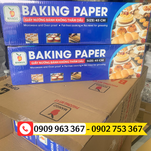 Giấy nướng bánh chống dính mua ở đâu giá rẻ? giấy nướng bánh không thấm dầu