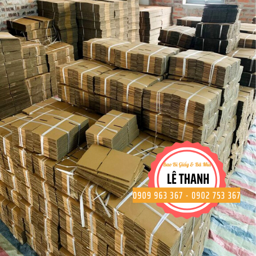 Thùng giấy đóng hàng mua ở đâu giá rẻ tại TPHCM hộp giấy carton nhỏ gói hàng