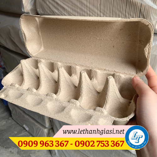 Hộp đựng trứng bằng giấy có nắp giá rẻ vỉ giấy đựng trứng