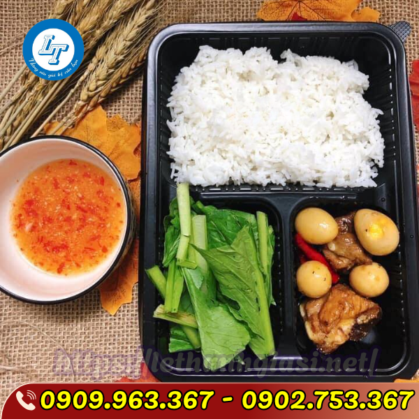 HỘP NHỰA 3 NGĂN ĐẾ ĐEN HỘP NHỰA 3 NGĂN ĐẾ ĐEN