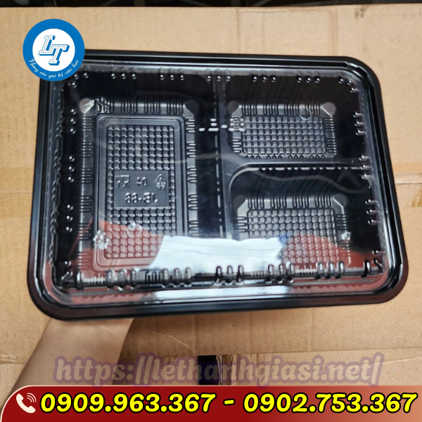 ĐỊA CHỈ BÁN HỘP NHỰA ĐẾ ĐEN ĐỦ LOẠI GIÁ SỈ RẺ tại hộp nhựa đế đen 3 ngăn