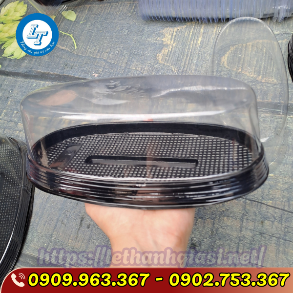 ĐỊA CHỈ BÁN HỘP NHỰA ĐẾ ĐEN ĐỦ LOẠI GIÁ SỈ RẺ tại hộp nhựa đế đen oval