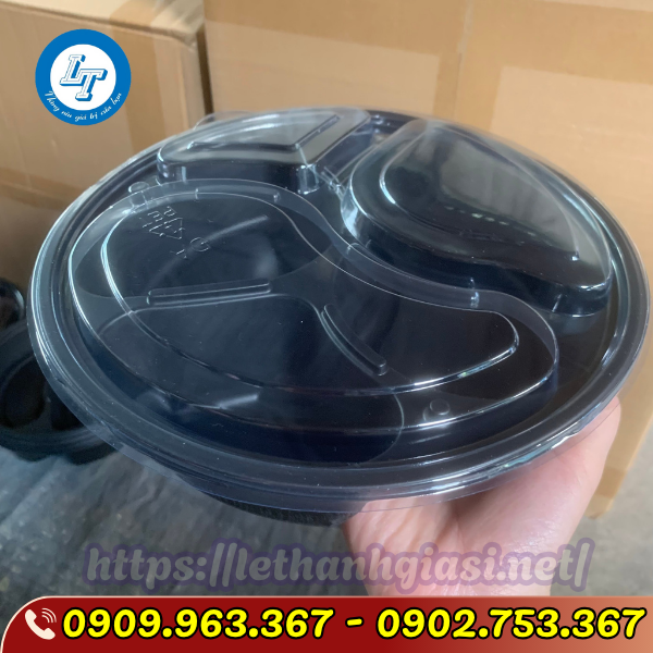 NƠI BÁN HỘP NHỰA TRÒN 3 NGĂN ĐỰNG CƠM GIÁ SỈ RẺ HỘP NHỰA TRÒN 3 NGĂN ĐỰNG CƠM
