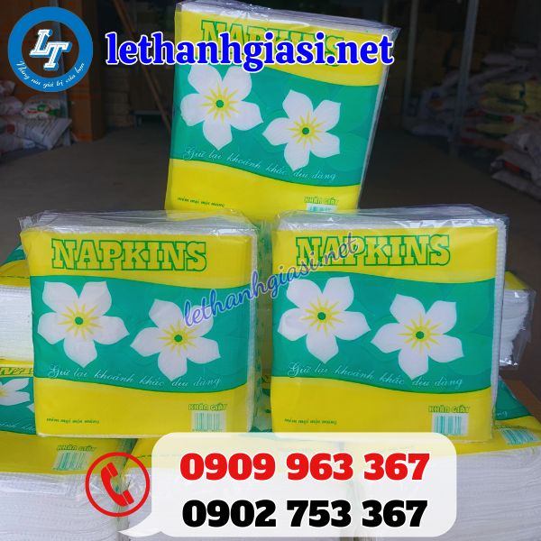 khăn giấy bông mai chính hãng bỏ sỉ giá rẻ