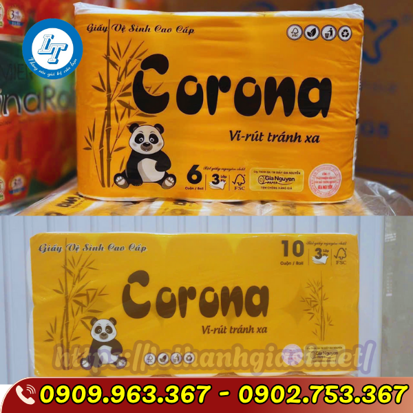 PHÂN PHỐI SỈ RẺ GIẤY RÚT CORONA CÁC LOẠI CHO ĐẠI LÝ, CỬA HÀNG khăn giấy cuộn corona