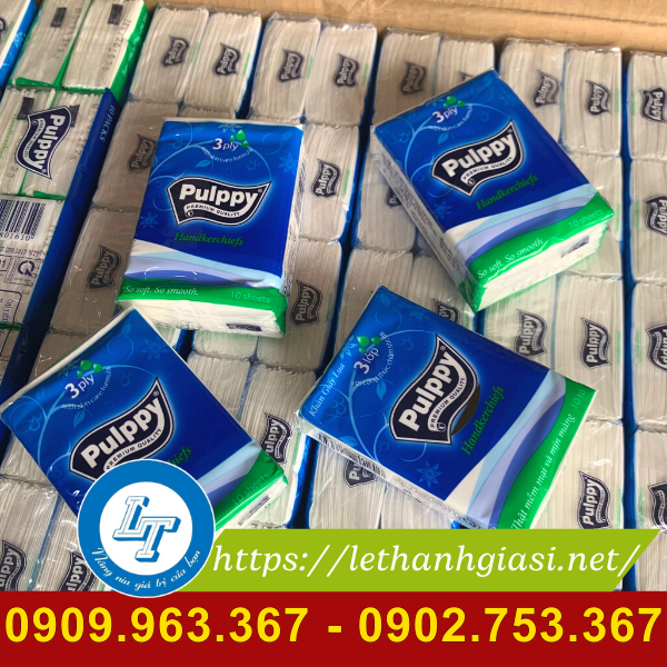 KHĂN GIẤY GÓI NHỎ Ở ĐÂU CÓ BÁN GIÁ RẺ? khăn giấy pulppy