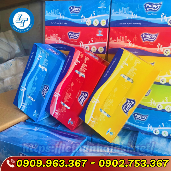 KHĂN GIẤY LỤA HỘP PULPPY KHĂN GIẤY LỤA HỘP PULPPY