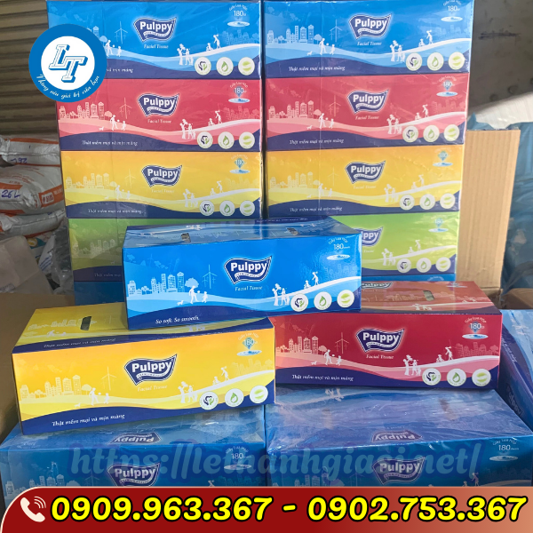 KHĂN GIẤY LỤA HỘP PULPPY KHĂN GIẤY LỤA HỘP PULPPY