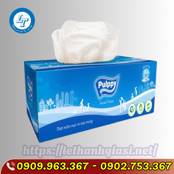 KHĂN GIẤY LỤA HỘP PULPPY KHĂN GIẤY LỤA HỘP PULPPY