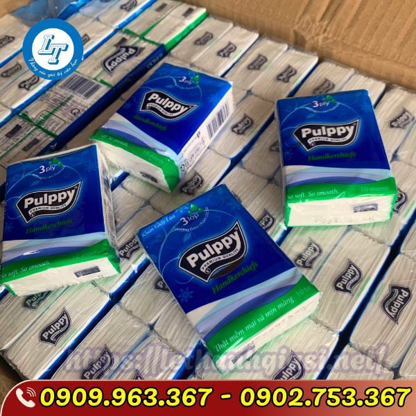 ĐẠI LÝ KHĂN GIẤY KHÔ CÁC LOẠI GIÁ RẺ CHẤT LƯỢNG KHĂN GIẤY túi nhỏ pulppy