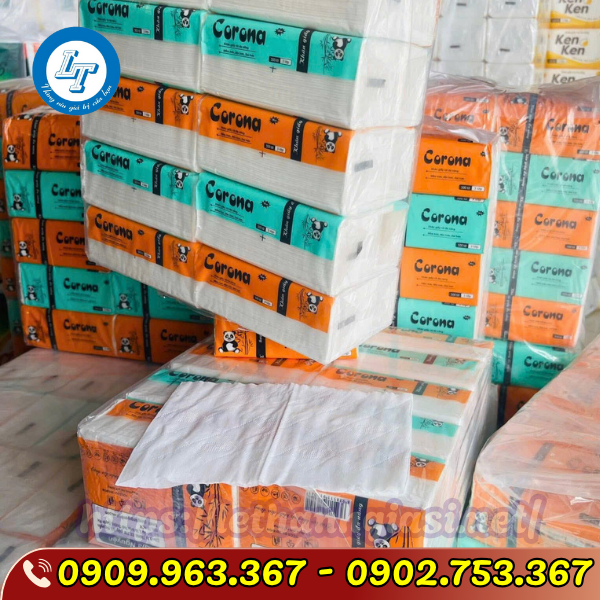 PHÂN PHỐI SỈ RẺ GIẤY RÚT CORONA CÁC LOẠI CHO ĐẠI LÝ, CỬA HÀNG khăn giấy rút corona