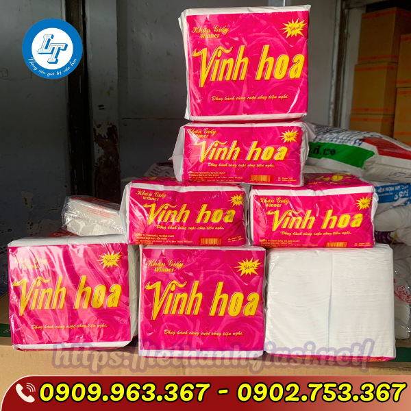 ĐẠI LÝ KHĂN GIẤY KHÔ CÁC LOẠI GIÁ RẺ CHẤT LƯỢNG KHĂN GIẤY rút vĩnh hoa