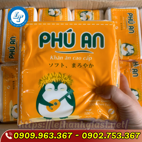 KHĂN GIẤY VUÔNG PHÚ AN GIÁ SỈ KHĂN GIẤY VUÔNG PHÚ AN GIÁ SỈ