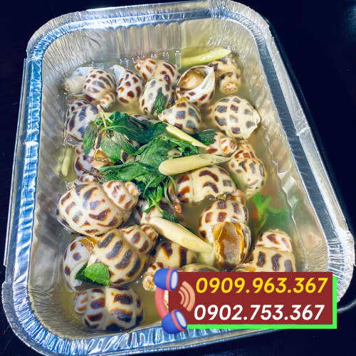 Mua hộp giấy bạc giữ nhiệt có nắp ở đâu giá rẻ ? khay giấy bạc đựng ốc