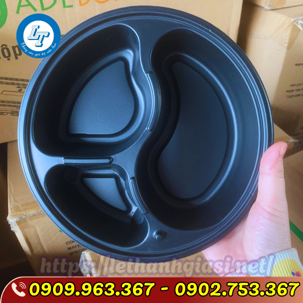 HỘP NHỰA ĐẾ ĐEN NẮP TRONG GIÁ SỈ RẺ hộp đựng cơm tam giác