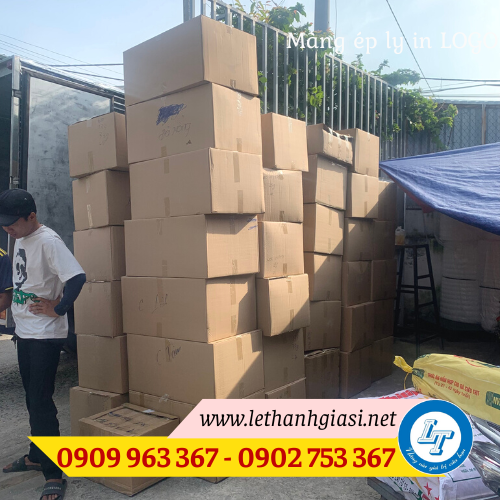 Mua cuộn màng ép ly có in hình ở đâu giá rẻ? giao hàng cuộn màng ép ly cho khách