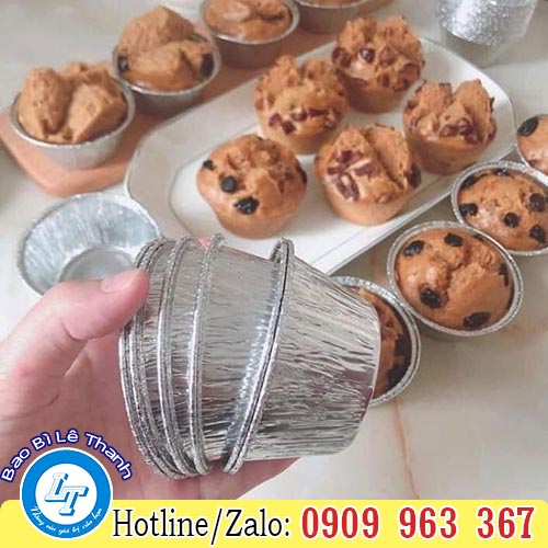 Đại lý bỏ sỉ khuôn giấy bạc giá rẻ nhiều kích thước khuôn giấy bạc tròn nướng bánh