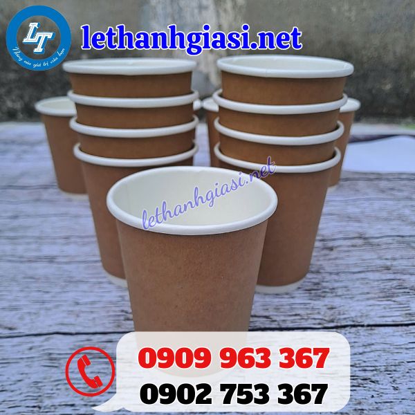 ly giấy 2 lớp nâu kraft giá sỉ bao ship tphcm