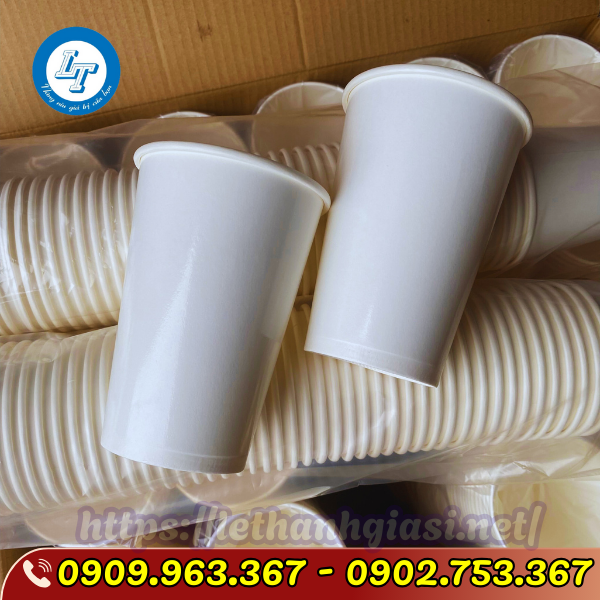 LY GIẤY 16OZ - 480ML CÓ NẮP GIÁ RẺ LY GIẤY 16OZ - 480ML CÓ NẮP GIÁ RẺ